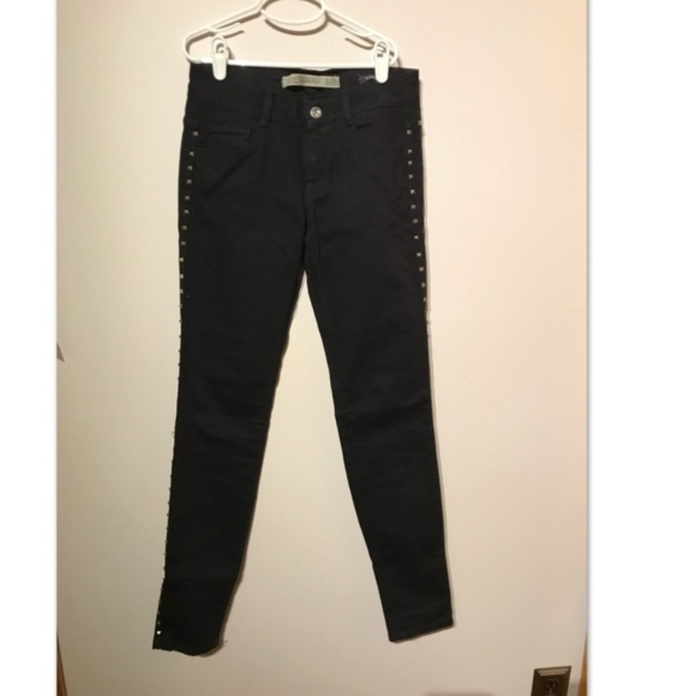 Studded, Black Zara Skinny Jeans